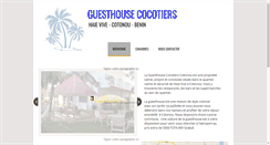 Desktop Screenshot of guesthouse-cocotiers.com