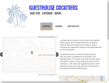 Tablet Screenshot of guesthouse-cocotiers.com